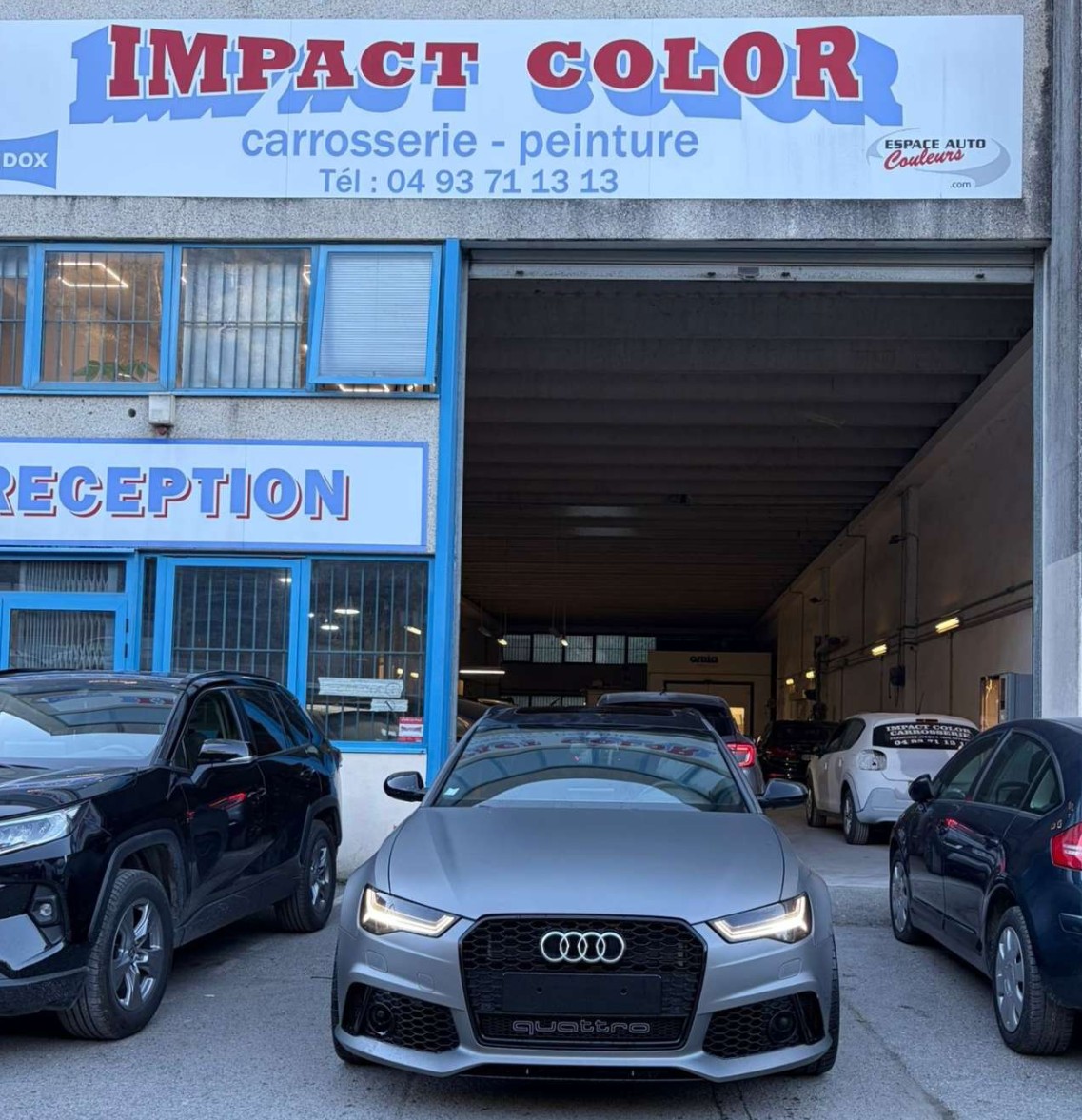 Équipe Impact Color — 6 carrossiers peintres Nice
